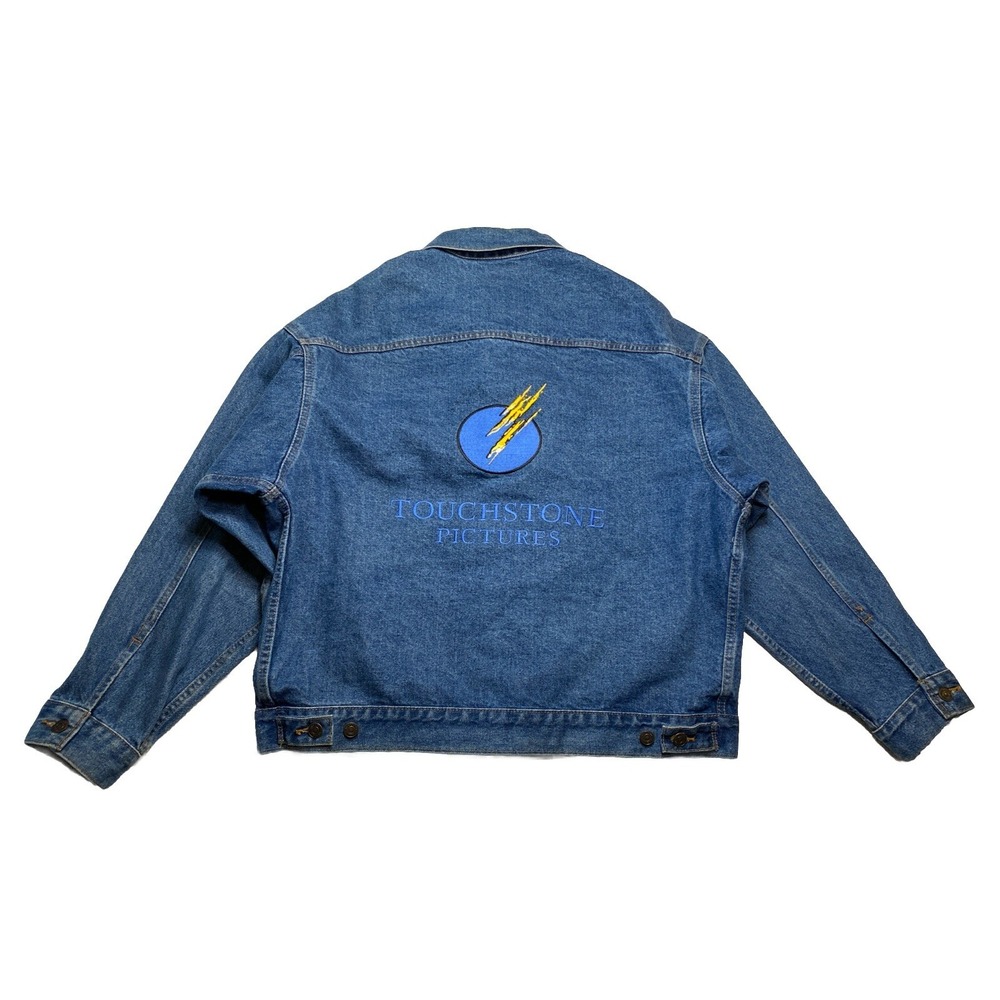 Disney Touchstone Pictures Men's XL Blue Jean Denim Jacket Vintage Rare